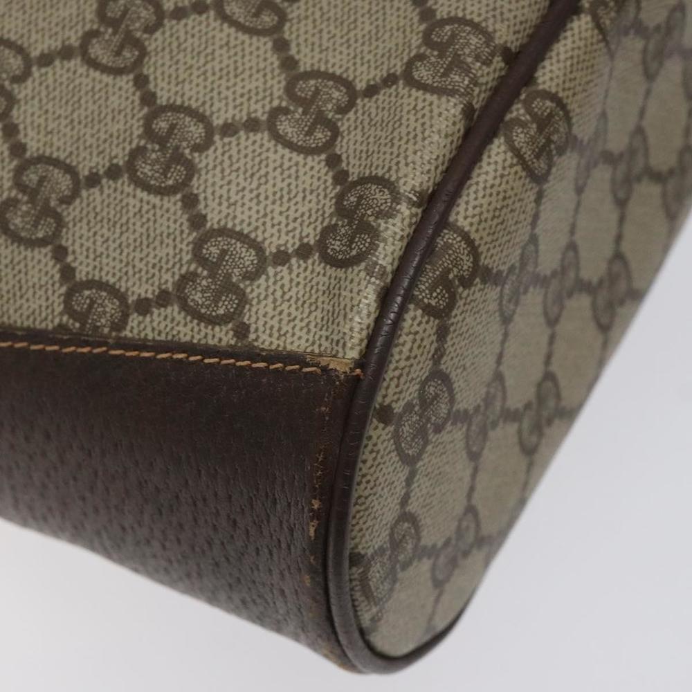 GUCCI GG Supreme Web Sherry Line Bag PVC Beige Gold 164 02 034 Auth 117305 - Picture 16 of 16